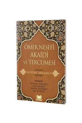 Ömer Nesefi Akaidi Ve Tercümesi Kelime Anlamlı - Kitapkalbi Yayıncılık (1)