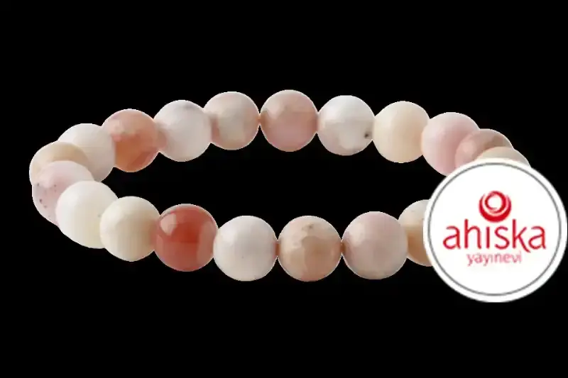 Opal Pembe 10mm Doğal Taş Bileklik - 1