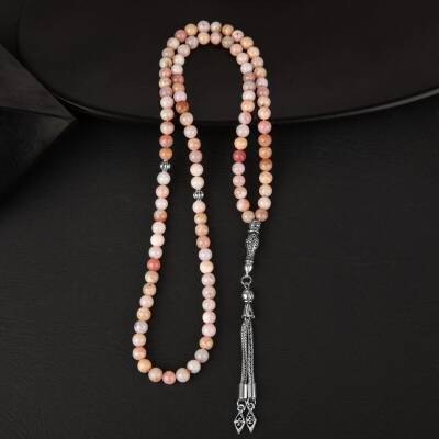 Opal Pembe Doğal Taş Tesbih 99luk - 6mm - 3