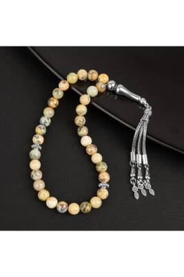Opal Sarı Doğal Taş Tesbih 33lük - 8mm - 3