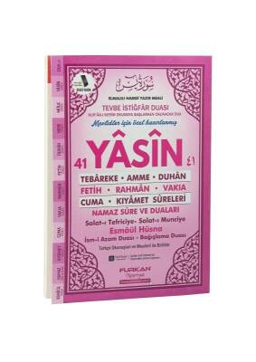 Orta Boy Yasin Pembe 80 Sayfa - Furkan Neşriyat