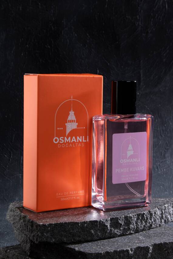 Osmanlı Doğal Taş Pembe Kuvars Parfüm 50 ml - 3