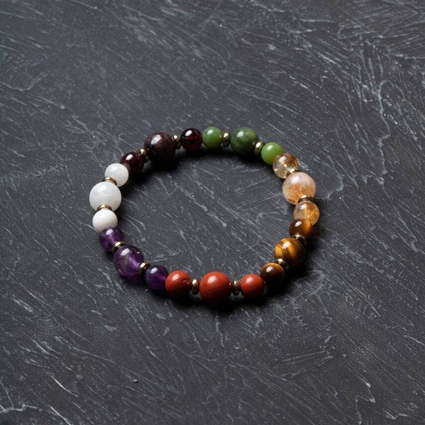 Osmanlı Doğal Taş Sertifikalı Akrep Burcu Doğal Taş Bileklik - 2