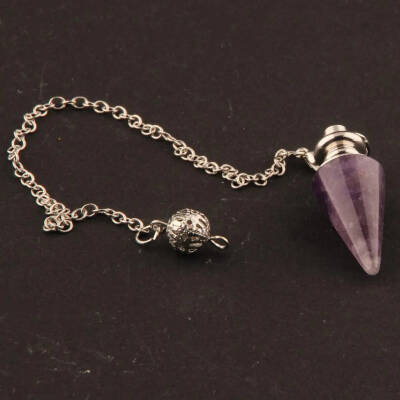 Osmanlı Doğal Taş Sertifikalı Ametist Pandül - 4