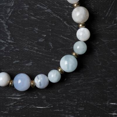 Osmanlı Doğal Taş Sertifikalı Apatit Pandül - 4