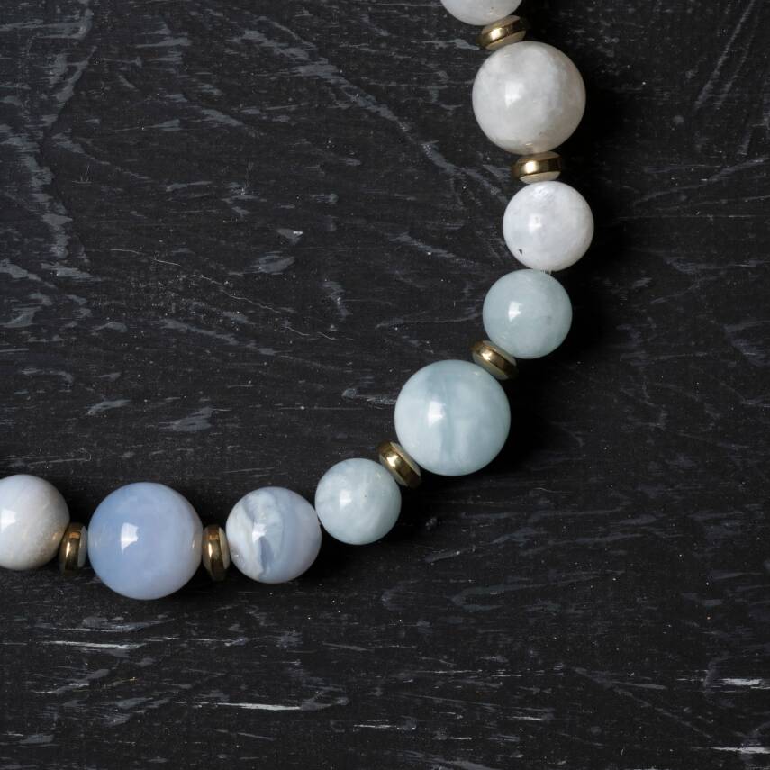 Osmanlı Doğal Taş Sertifikalı Apatit Pandül - 4