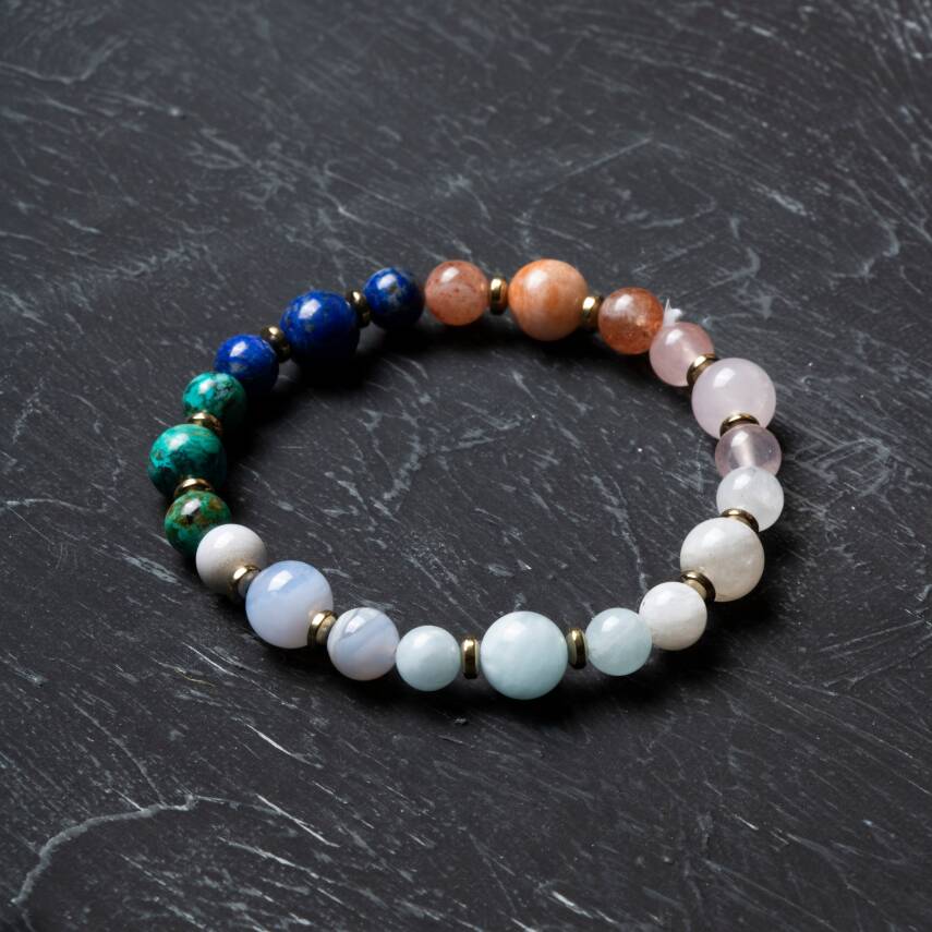 Osmanlı Doğal Taş Sertifikalı Apatit Pandül - 5