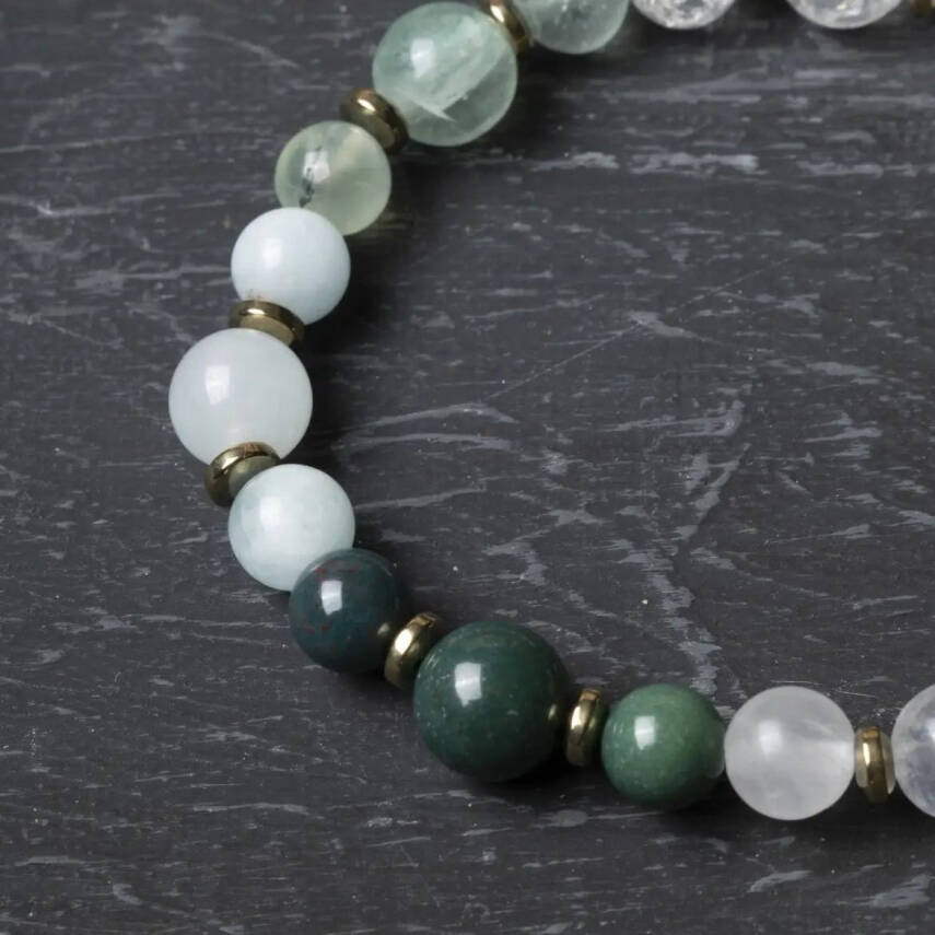 Osmanlı Doğal Taş Sertifikalı Balık Burcu Doğal Taş Bileklik - 4