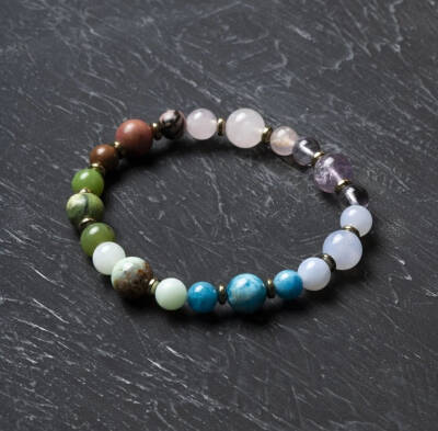 Osmanlı Doğal Taş Sertifikalı Boğa Burcu Doğal Taş Bileklik - Osmanlı Doğaltaş