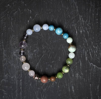 Osmanlı Doğal Taş Sertifikalı Boğa Burcu Doğal Taş Bileklik - 5