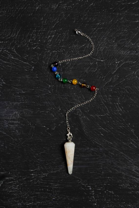 Osmanlı Doğal Taş Sertifikalı Doğal Ay Taşı Enerji Pandülü - 1