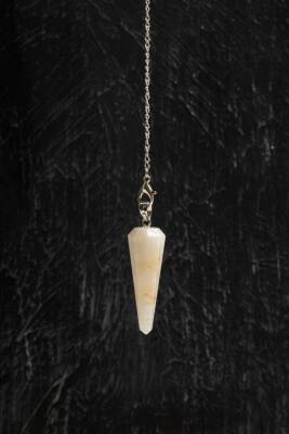 Osmanlı Doğal Taş Sertifikalı Doğal Ay Taşı Enerji Pandülü - 2