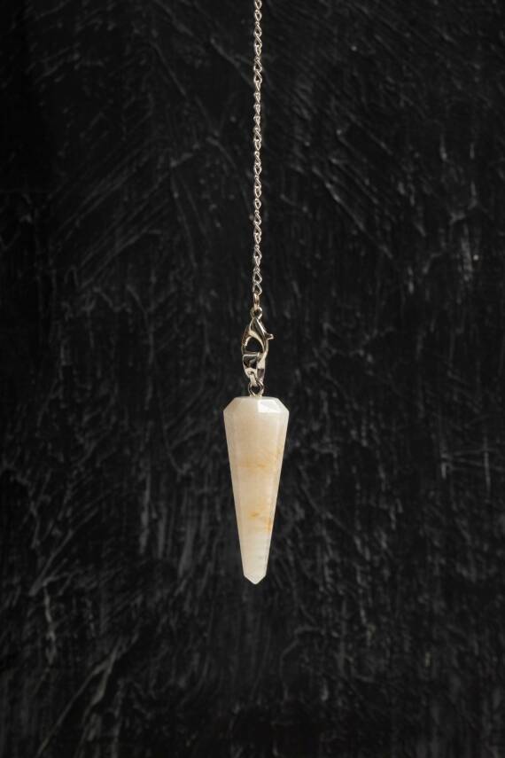 Osmanlı Doğal Taş Sertifikalı Doğal Ay Taşı Enerji Pandülü - 2