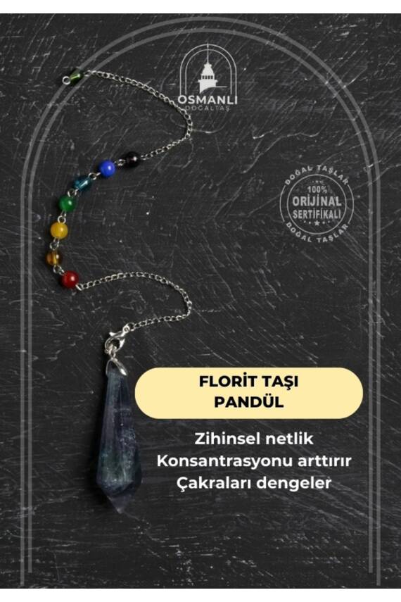 Osmanlı Doğal Taş Sertifikalı Florit Pandül - 2