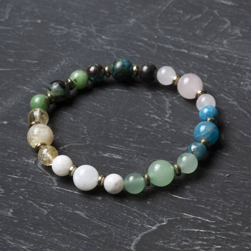 Osmanlı Doğal Taş Sertifikalı İkizler Burcu Doğal Taş Bileklik - 1