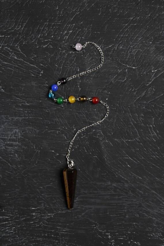 Osmanlı Doğal Taş Sertifikalı Kaplan Gözü Pandül - 1