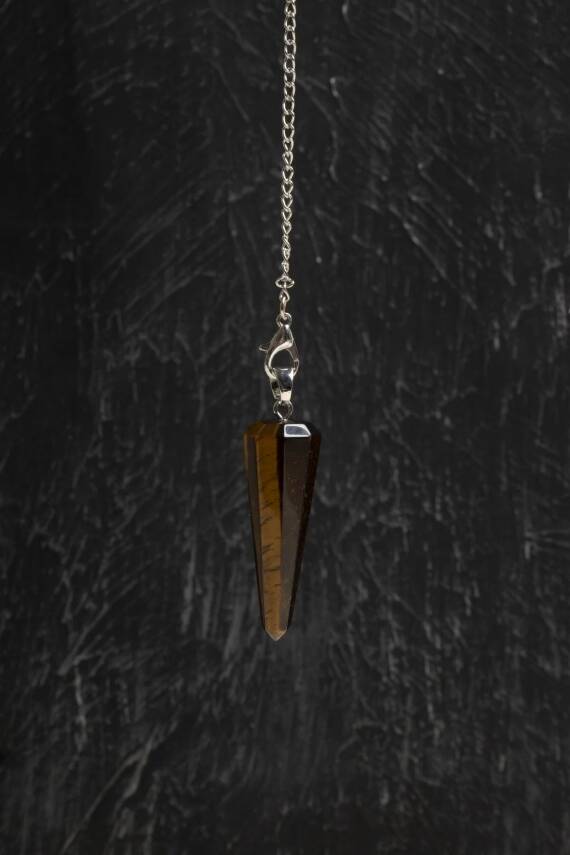 Osmanlı Doğal Taş Sertifikalı Kaplan Gözü Pandül - 5