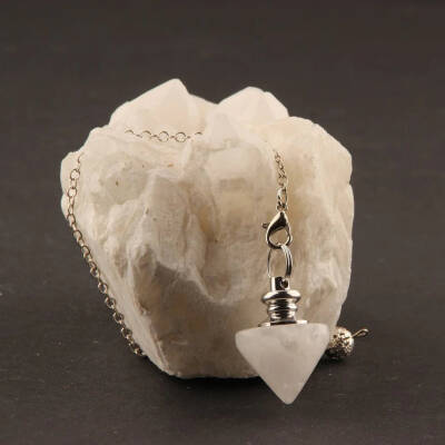 Osmanlı Doğal Taş Sertifikalı Kristal Kuvars Pandül - Osmanlı Doğaltaş