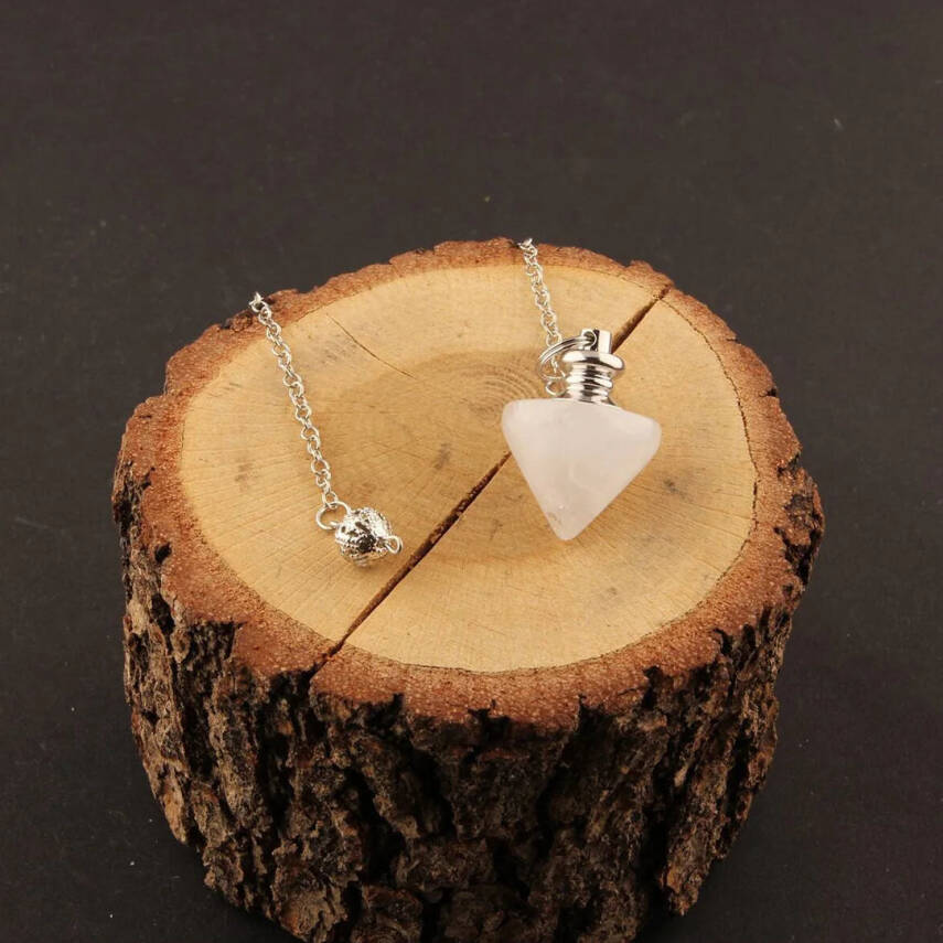 Osmanlı Doğal Taş Sertifikalı Kristal Kuvars Pandül - 3