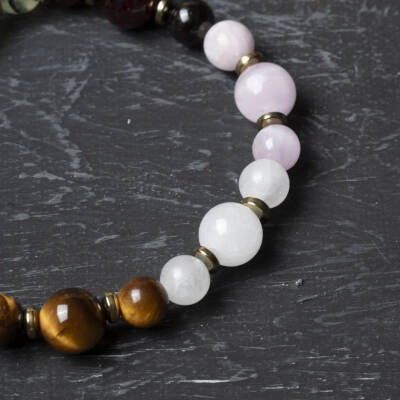 Osmanlı Doğal Taş Sertifikalı Oğlak Burcu Doğal Taş Bileklik - 4