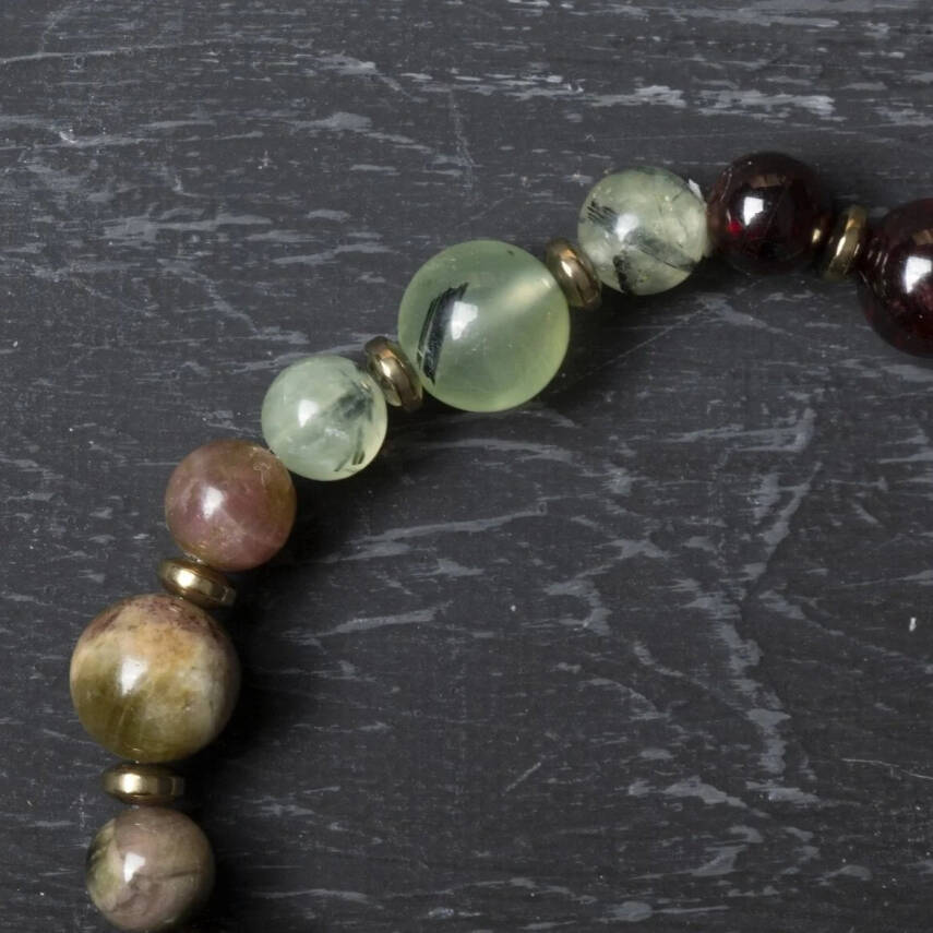 Osmanlı Doğal Taş Sertifikalı Oğlak Burcu Doğal Taş Bileklik - 5