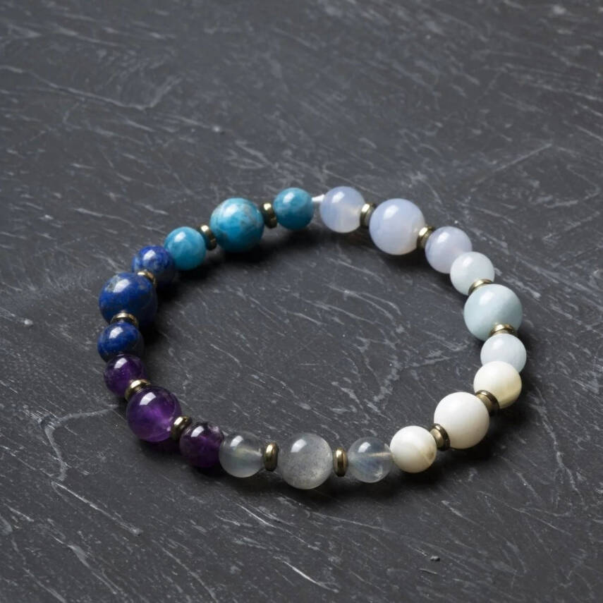 Osmanlı Doğal Taş Sertifikalı Yay Burcu Doğal Taş Bileklik - 1