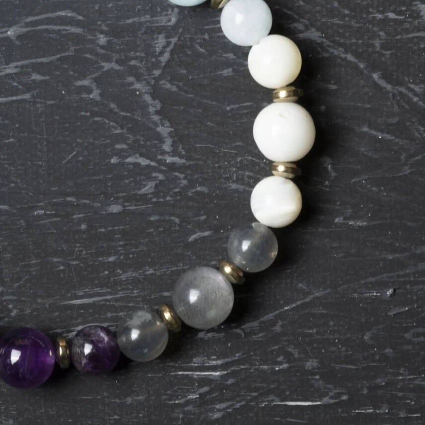 Osmanlı Doğal Taş Sertifikalı Yay Burcu Doğal Taş Bileklik - 3