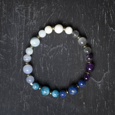 Osmanlı Doğal Taş Sertifikalı Yay Burcu Doğal Taş Bileklik - 5