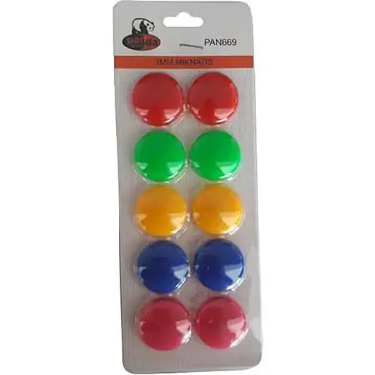 Panda Renkli Mıknatıs Büyük - 2