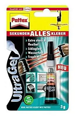 Pattex Ultrajel 3 gr Süper Japon Yapıştırıcı - 1