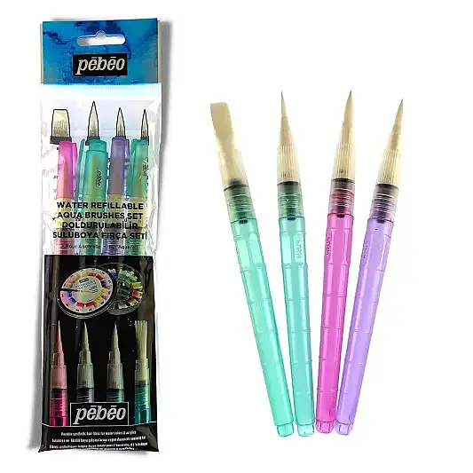 Pebeo 4 Lü Suluboya Fırça Seti Pw-255 - 2