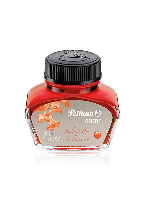 Pelikan 4001 Yazı Mürekkebi 30 ml Kırmızı - 1