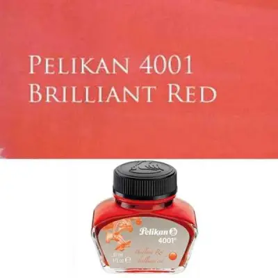 Pelikan 4001 Yazı Mürekkebi 30 ml Kırmızı - Pelikan