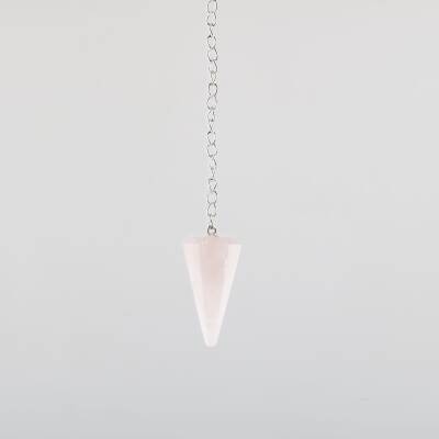 Pembe Kuvars Doğal Taş Pandül - 8