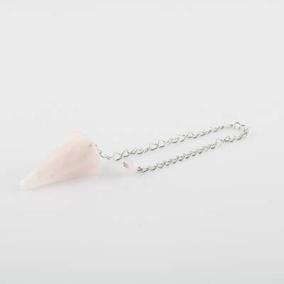 Pembe Kuvars Doğal Taş Pandül - 9