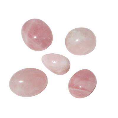 Pembe Kuvars (Gül Kuvars) Doğal Taş Tımbıl El Taşı - Doğal Taş