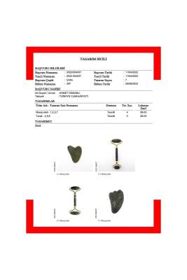 Pembe Kuvars Taşı Gua Sha Yüz Masaj Taşı Kalpli - 5