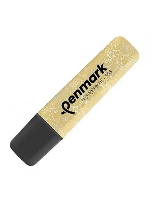 Penmark Fosforlu Kalem Metal Simli Altın - 1