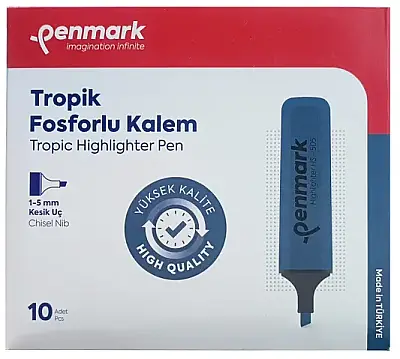 Penmark Tropik Fosforlu Kalem Uzay Mavi - Penmark (1)