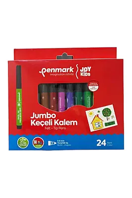 Penmark Yıkanabilir Süper Jumbo Keçeli Kalem 24 Lü - Penmark (1)