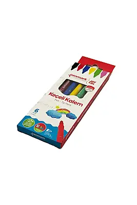 Penmark Yıkanabilir Süper Keçeli Kalem 6 Lı - 1