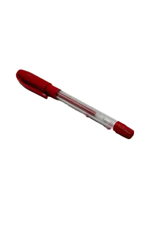 Pensan Glitter Simli Jel Kalem 1 mm Kırmızı - 1