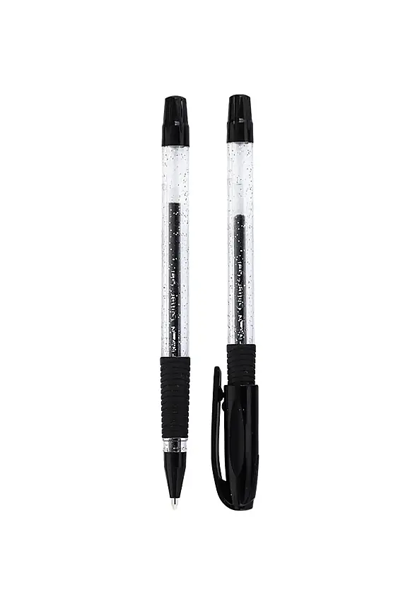 Pensan Glitter Simli Jel Kalem 1 mm Siyah - 1