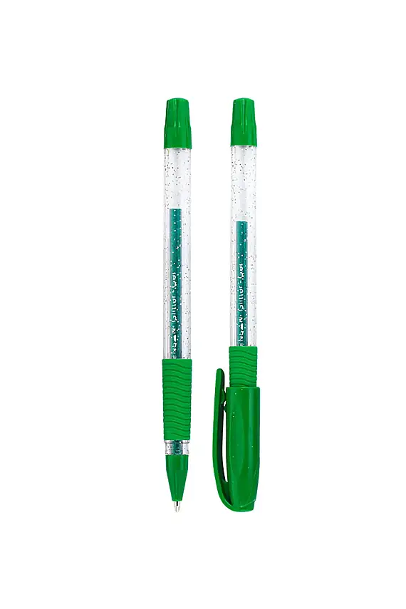 Pensan Glitter Simli Jel Kalem 1 mm Yeşil - 1