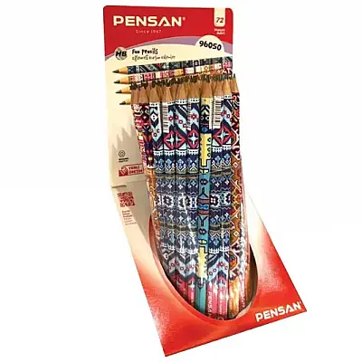 Pensan Kurşun Kalem Figürlü 12 Li - Pensan (1)
