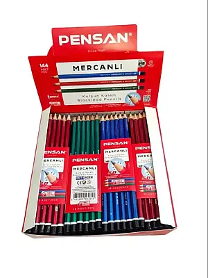 Pensan Kurşun Kalem Mercanlı 12 Li - 1