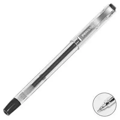 Pensan My-King Jel Metal Klips Kalem 0.5 mm Siyah - Pensan (1)