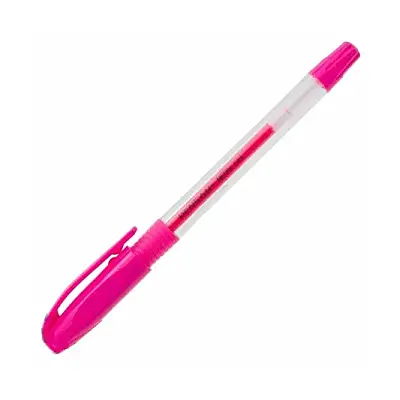 Pensan Neon Jel Kalem 1 mm Pembe - Pensan (1)