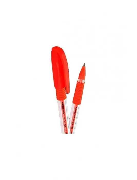 Pensan Neon Jel Kalem 1 mm Turuncu - 1