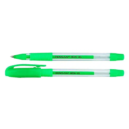 Pensan Neon Jel Kalem 1 mm Yeşil - 2